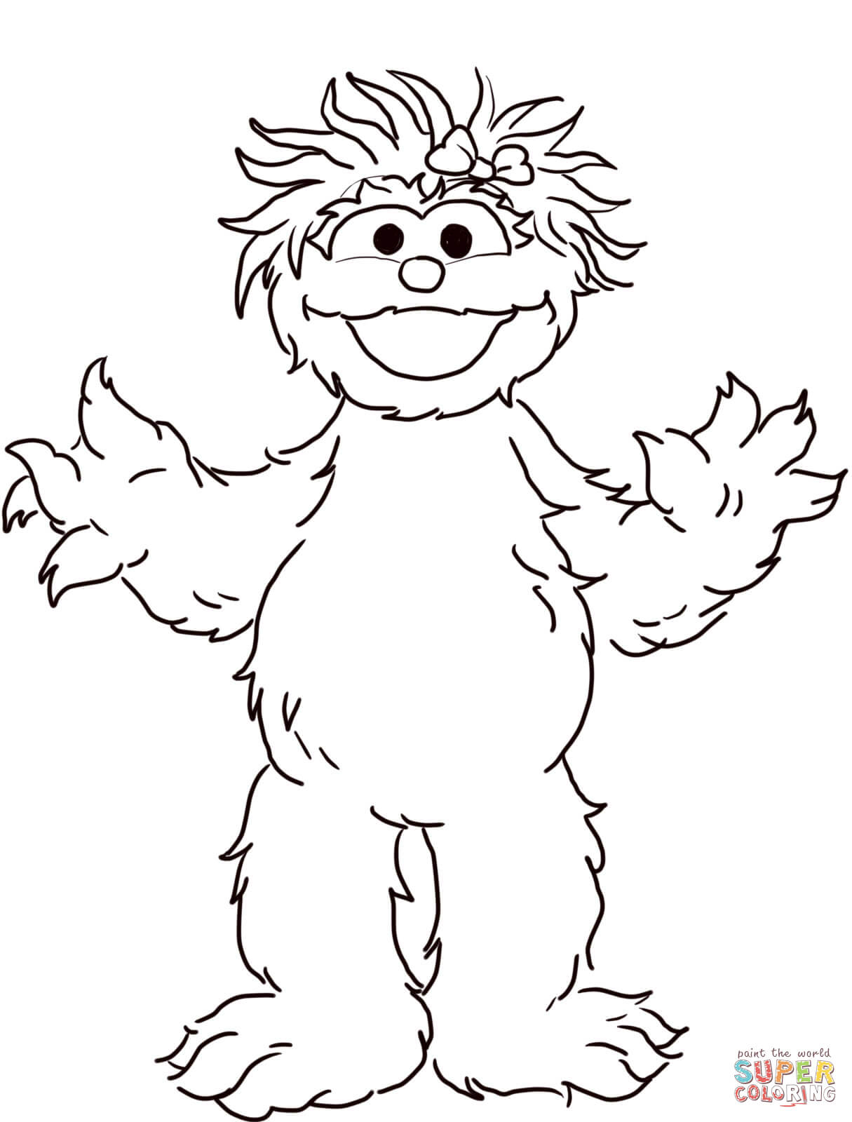 Sesame Street Coloring Pages | Free Coloring Pages - Free Printable Coloring Pages Sesame Street Characters