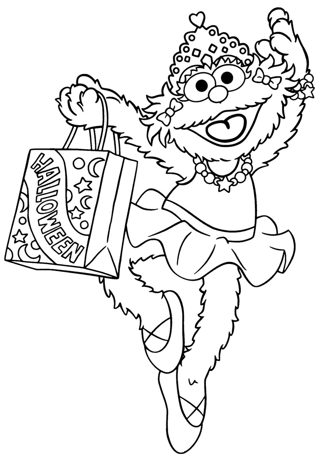 Sesame Street To Print For Free - Sesame Street Kids Coloring Pages - Free Printable Sesame Street Coloring Pages