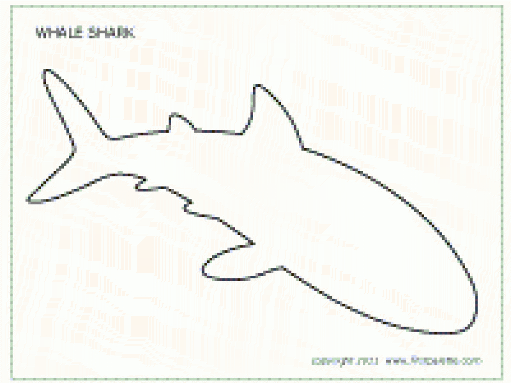 Sharks | Printable Templates &amp;amp; Coloring Pages | Firstpalette - Free Printable Whale Template