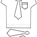 Shirt And Tie Pizza   Hungry Happenings Father's Day | Craft Ideas   Free Printable Tie Template