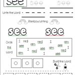 Sight Words Worksheets Preschool To Free   Math Worksheet For Kids   Free Printable Sight Word Worksheets