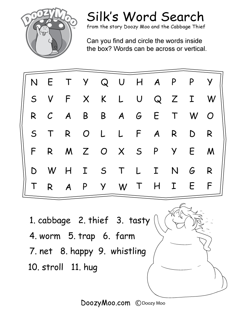 Silk&amp;#039;s Word Search Worksheet (Free Printable) - Free Printable Worm Worksheets