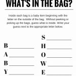 Simple Baby Shower Game Idea   Easy, Useful And Fun!   Free Printable Baby Shower Games What&#039;s In Your Purse