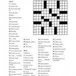Singular Crossword Puzzles Printable Easy Free ~ Themarketonholly   Free Online Printable Easy Crossword Puzzles