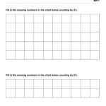 Skip Counting Worksheet – Counting2's And Counting5's (Blank   Free Printable Skip Counting Worksheets