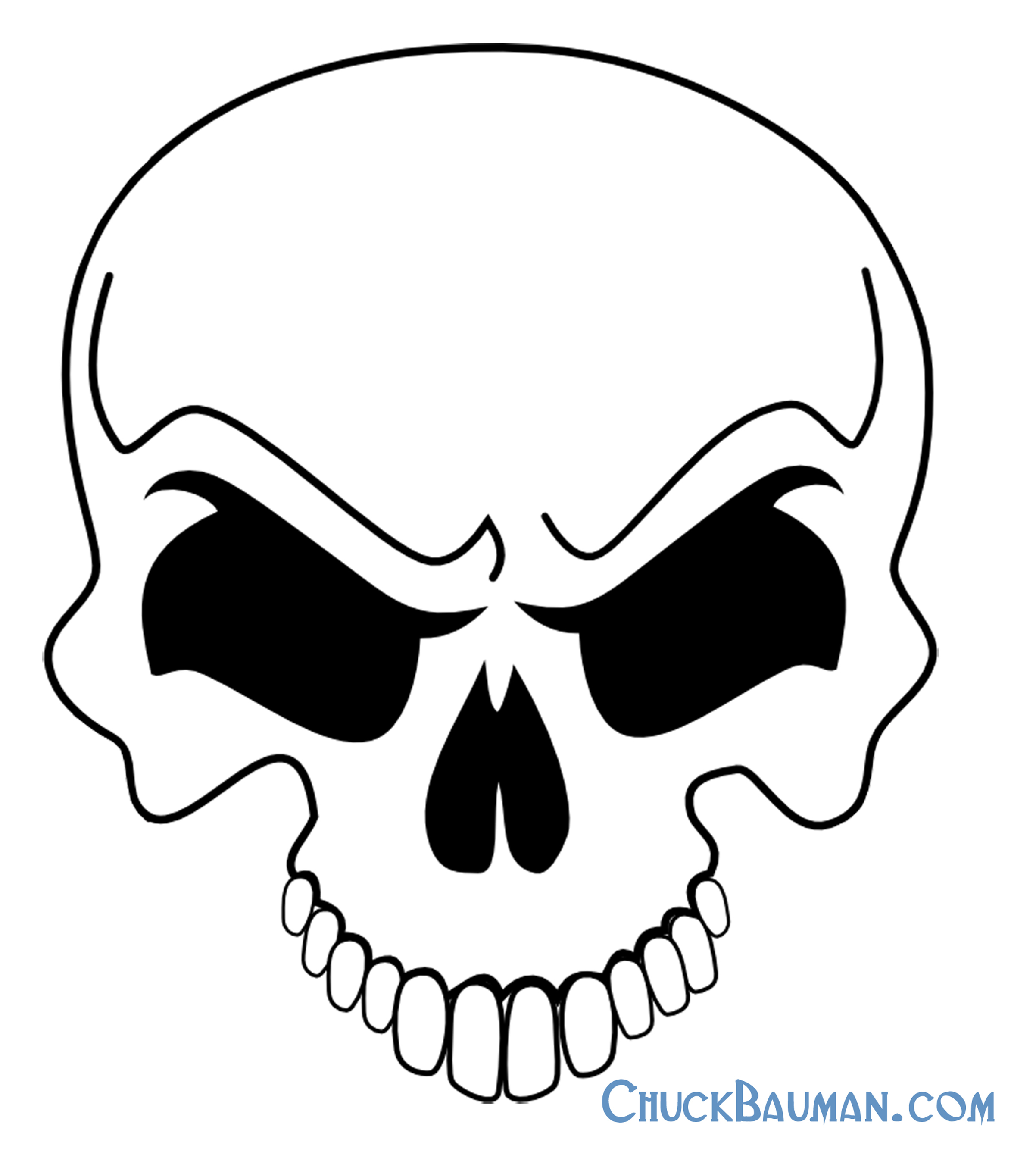 Skulls Airbrushing - Free Skull Airbrushing Stencils - Free - Skull Stencils Free Printable