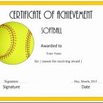 Softball Awards Certificate Template Archives   Southbay Robot With   Free Printable Softball Certificates