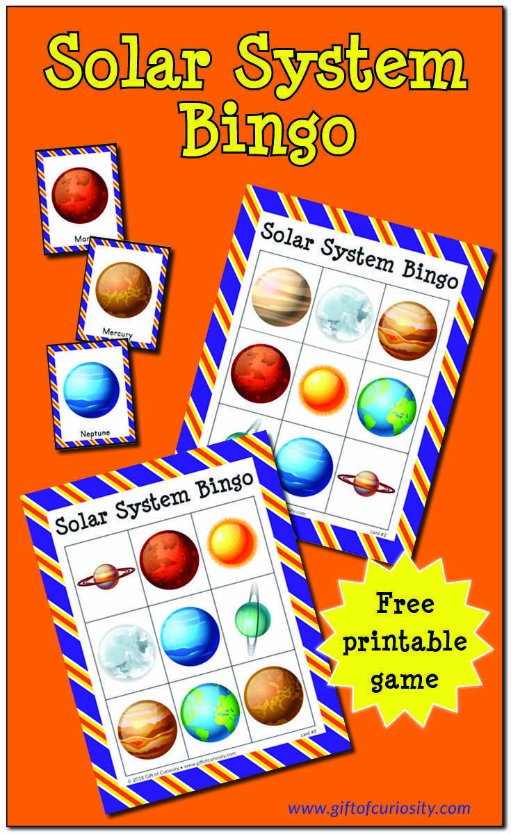 Solar System Bingo | Preschool Teaching Resources And Activities - Free Printable Preschool Teacher Resources