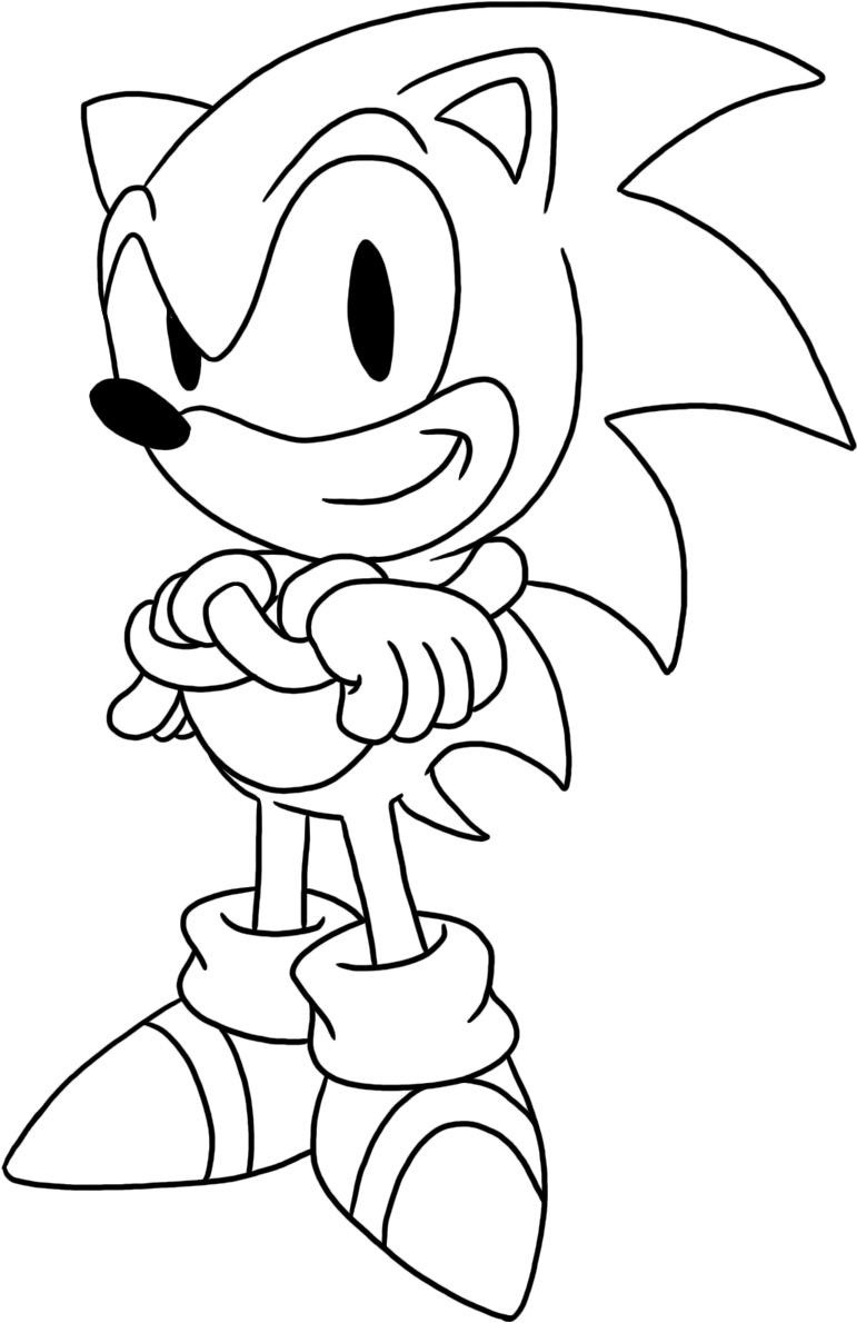 Sonic To Print - Sonic Kids Coloring Pages - Sonic Coloring Pages Free Printable