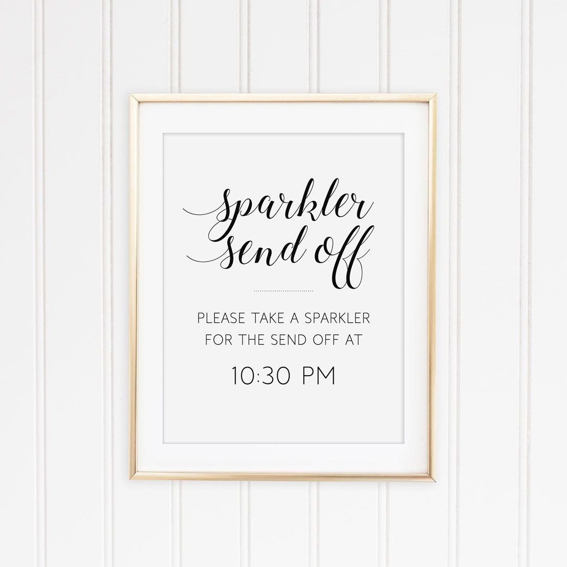 Sparkler Sign Printable Sparkler Send Off Sign Wedding | Etsy - Free Printable Wedding Sparkler Sign