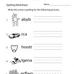 Spelling Test Worksheet   Free Printable Educational Worksheet   Free Printable Spelling Worksheets For 5Th Grade