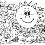 Spring Coloring Pages For Kids, Free Printable | Coloing 4Kids   Spring Coloring Sheets Free Printable