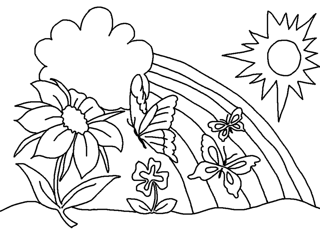 Spring Coloring Pages, Printable Spring Coloring Pages, Free Spring - Spring Coloring Sheets Free Printable