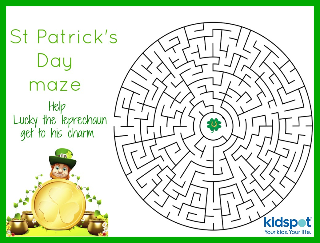 St Patrick&amp;#039;s Day - Mazes - Free Printable - Free Printable St Patrick&amp;amp;#039;s Day Mazes