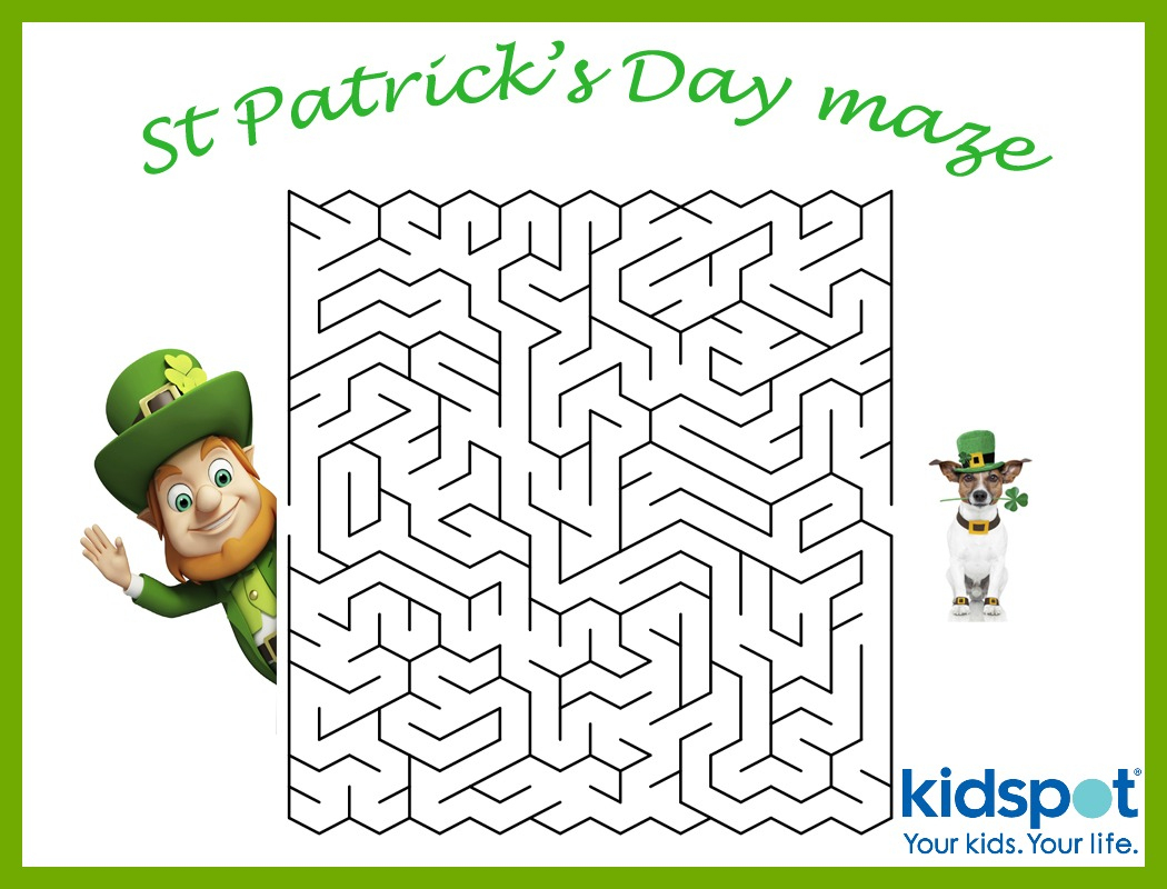 St Patrick&amp;#039;s Day - Mazes - Free Printable - Free Printable St Patrick&amp;#039;s Day Mazes