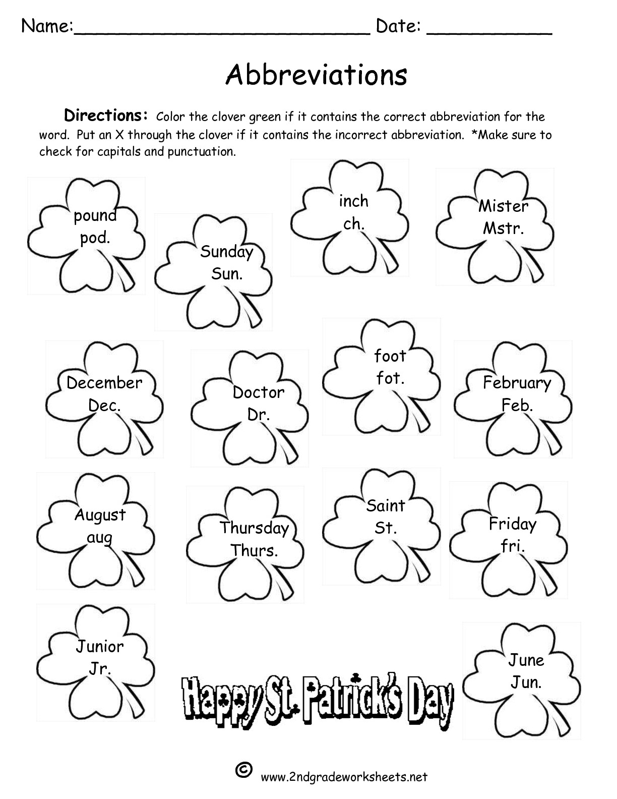 St. Patrick&amp;#039;s Day Printouts And Worksheets - Free Printable St Patrick Day Worksheets
