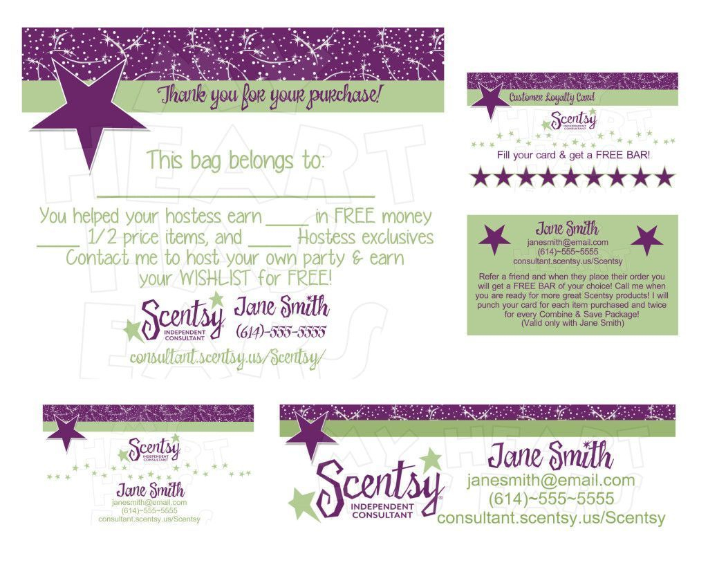 Standard Printable Scentsy Business Cards Online | Business Cards - Free Printable Scentsy Business Cards