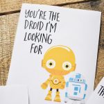 Star Wars Valentine's Day Cards For Kids | Nerdy Valentines   Star Wars Printable Cards Free