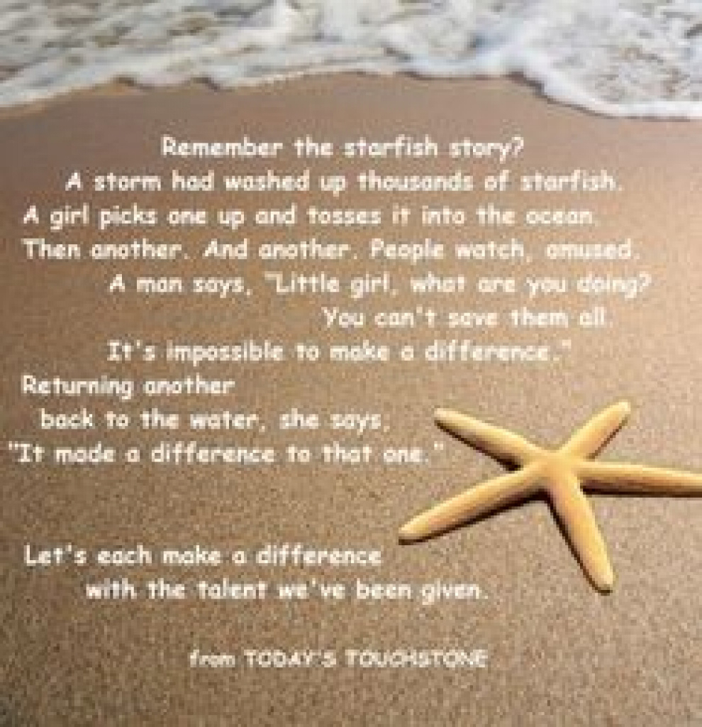 Starfish Story Printable - Bing Images | Social Work | Pinterest - Starfish Story Printable Free