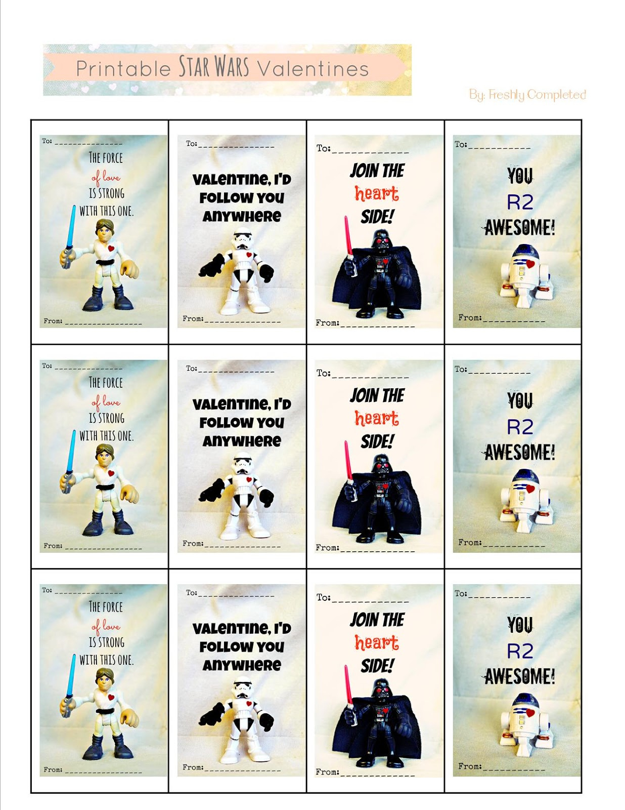 Stars Wars Printable | Download Them Or Print - Star Wars Printable Cards Free