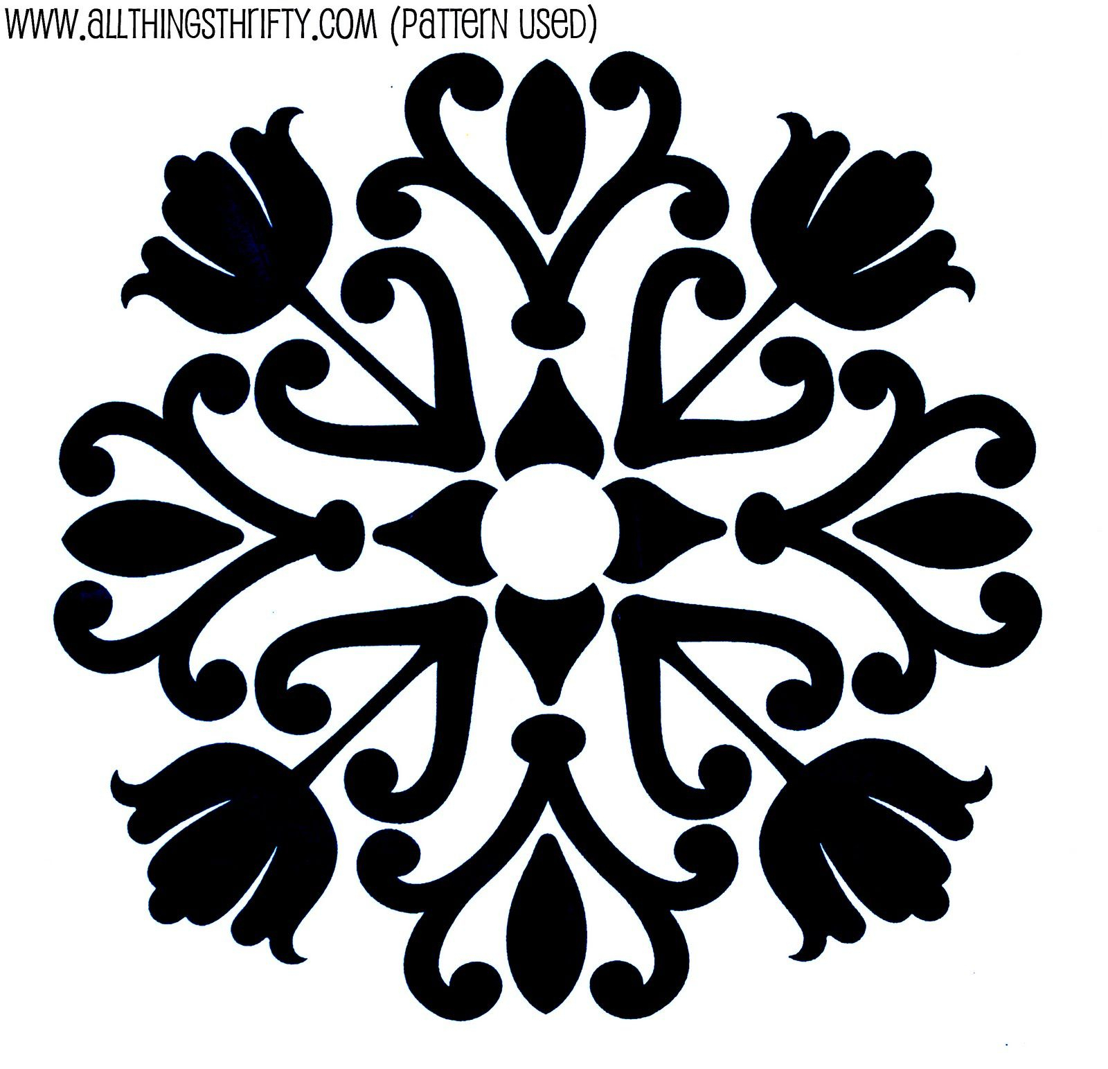 Stencil Patterns Just For You! | Share Your Craft | Stencil Patterns - Damask Stencil Printable Free