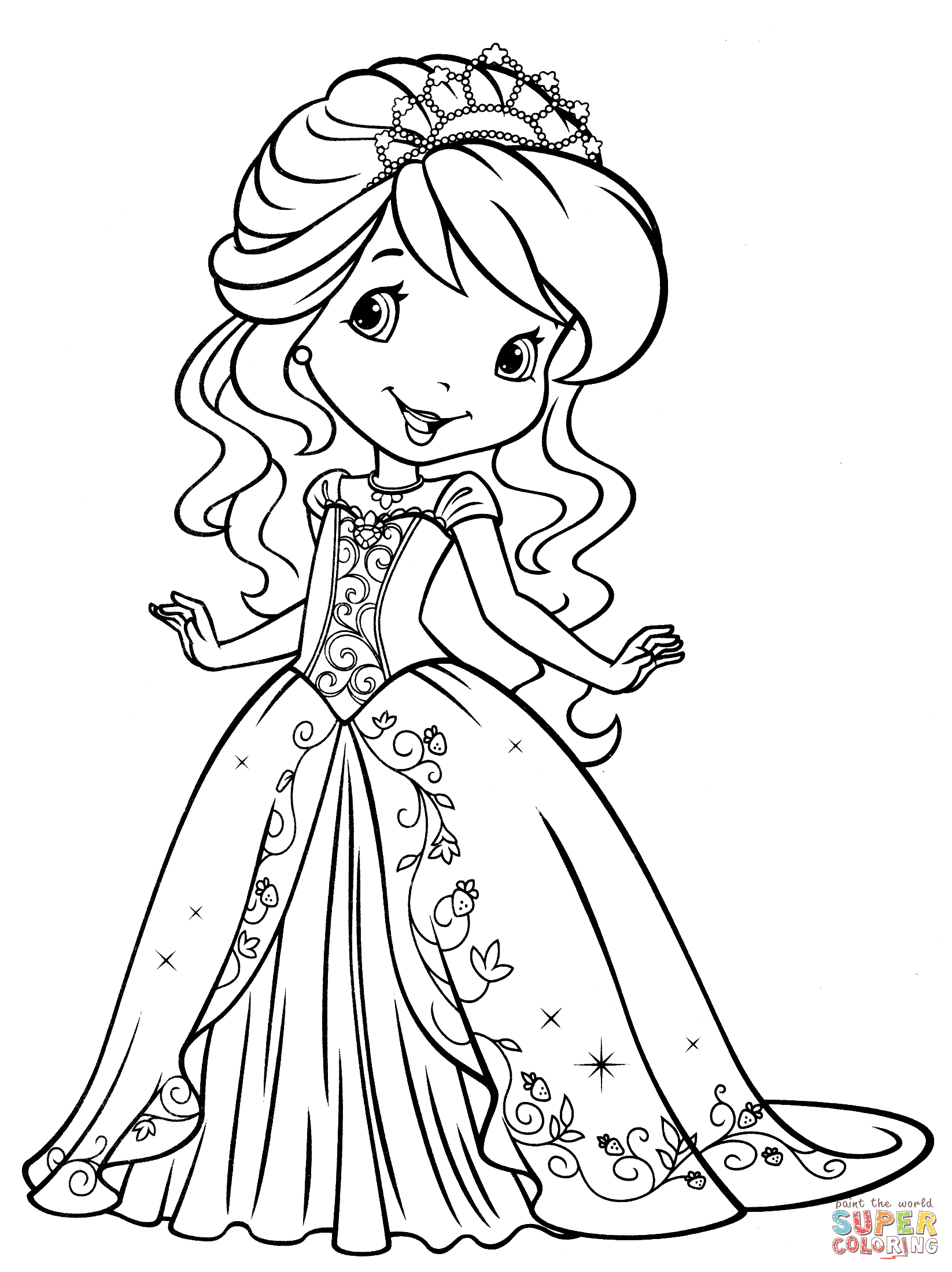 Strawberry Shortcake Coloring Page | Free Printable Coloring Pages - Strawberry Shortcake Coloring Pages Free Printable