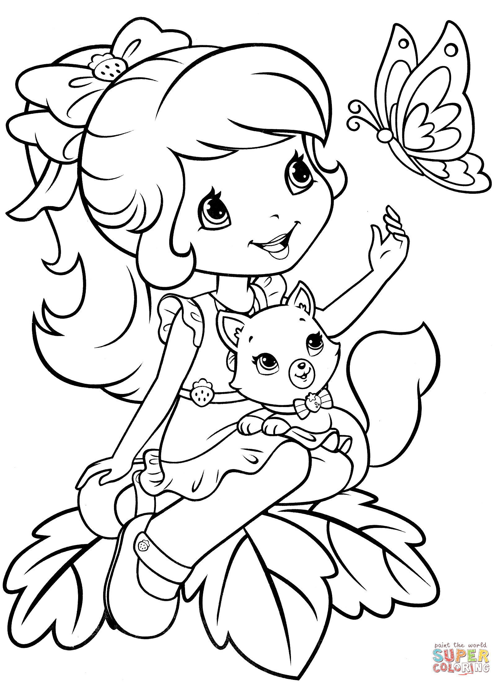 Strawberry Shortcake Coloring Pages | Free Coloring Pages - Strawberry Shortcake Coloring Pages Free Printable