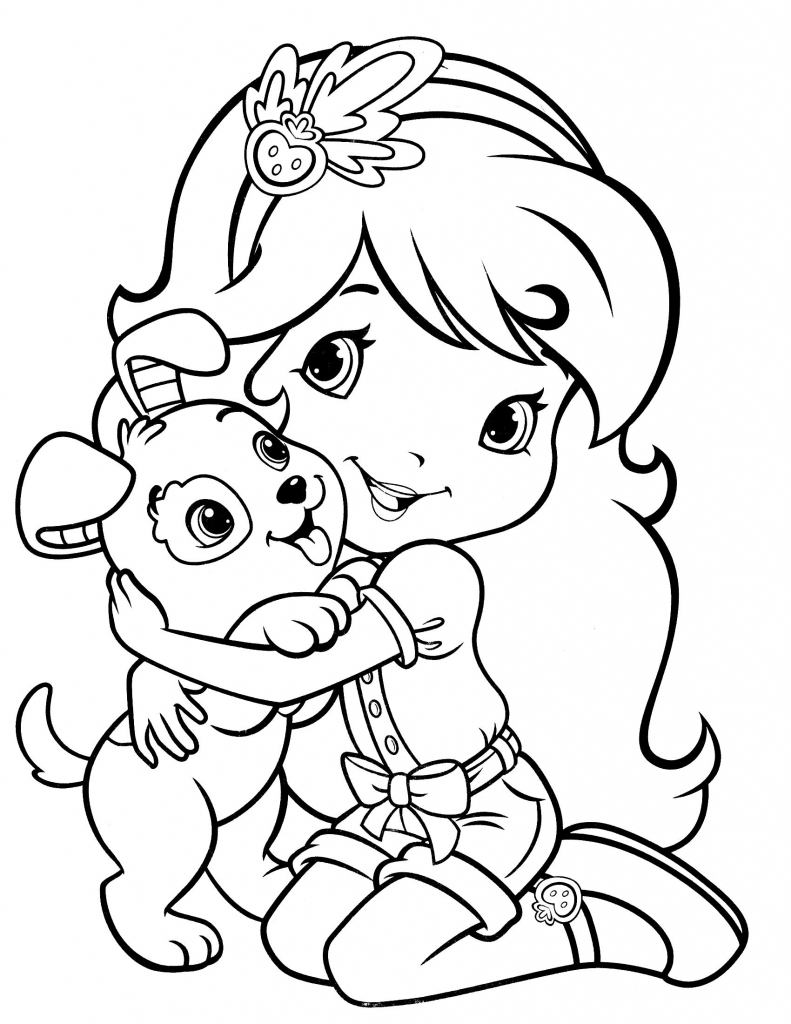 Strawberry Shortcake Coloring Pages Free Printable 4 #25832 - Strawberry Shortcake Coloring Pages Free Printable