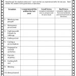 Stress Management Activity Bundle: Teaching Kids To Manage Stress   Free Printable Stress Test