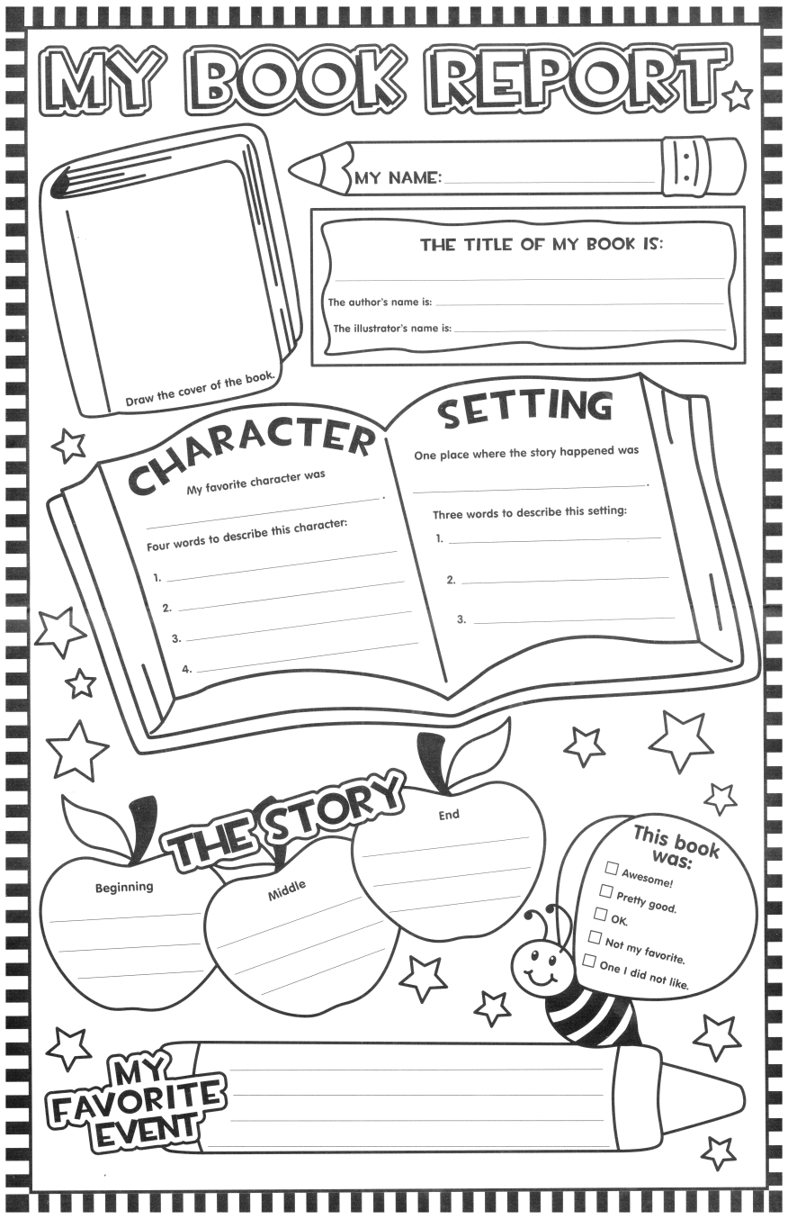 Such A Fun Looking Page For The Kids To Fill Out After Reading A - Free Printable Kindergarten Level Books