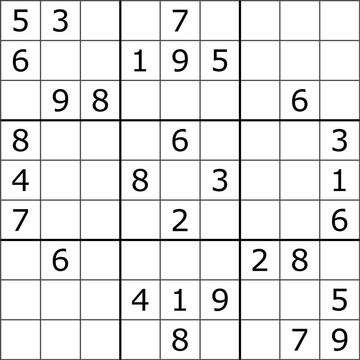 Sudoku - Wikipedia - Free Printable Sudoku 4 Per Page