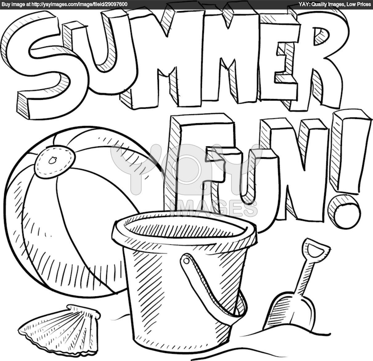 Summer Coloring Pages To Download And Print For Free | Kids Ideas - Free Printable Summer Coloring Pages