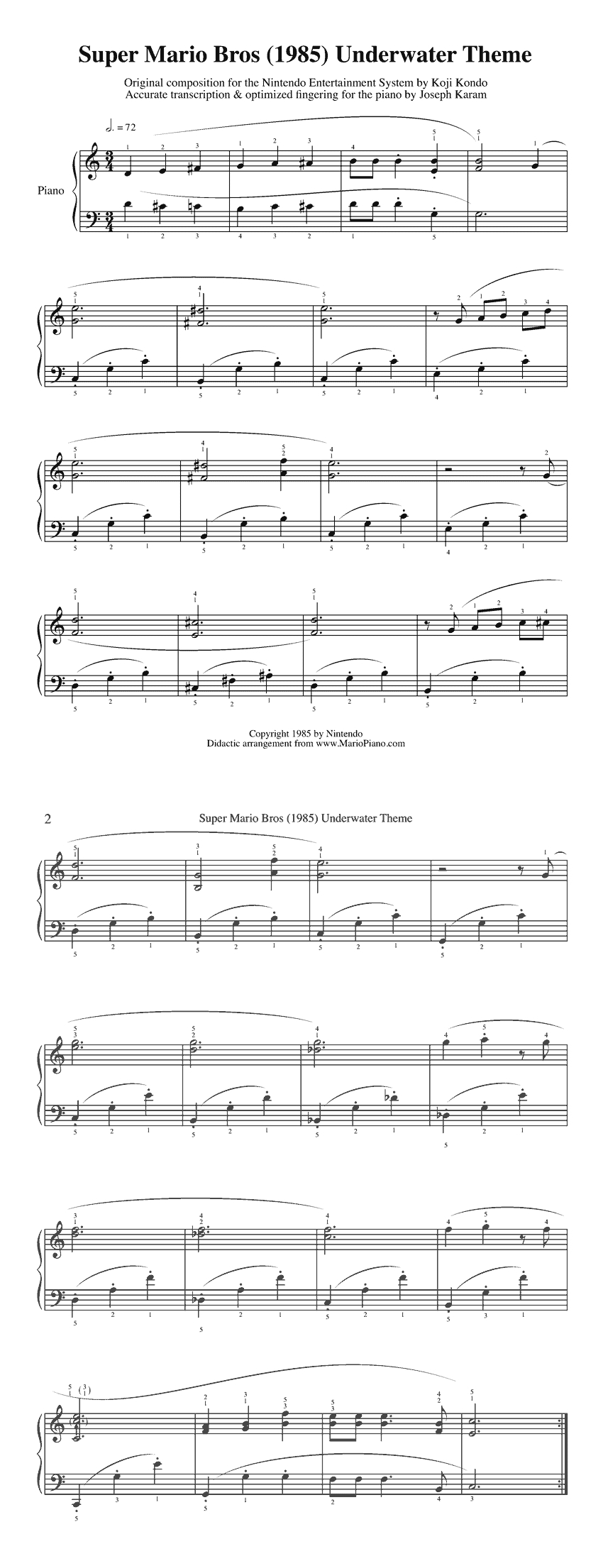 Super Mario Sheet Music | Zeldapalooza | Music, Clarinet Sheet Music - Free Printable Clarinet Sheet Music