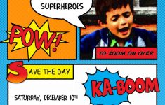 Superhero Birthday Invitations Free Printable Recommendation For – Free Printable Superman Invitations