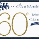 Surprise 60Th Birthday Party Invitations Template | Birthdaybuzz   Free Printable Surprise 60Th Birthday Invitations