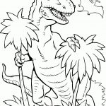 T Rex Dinosaur Coloring Pages For Kids, Printable Free | Dinosaures   Free Printable Dinosaur Coloring Pages