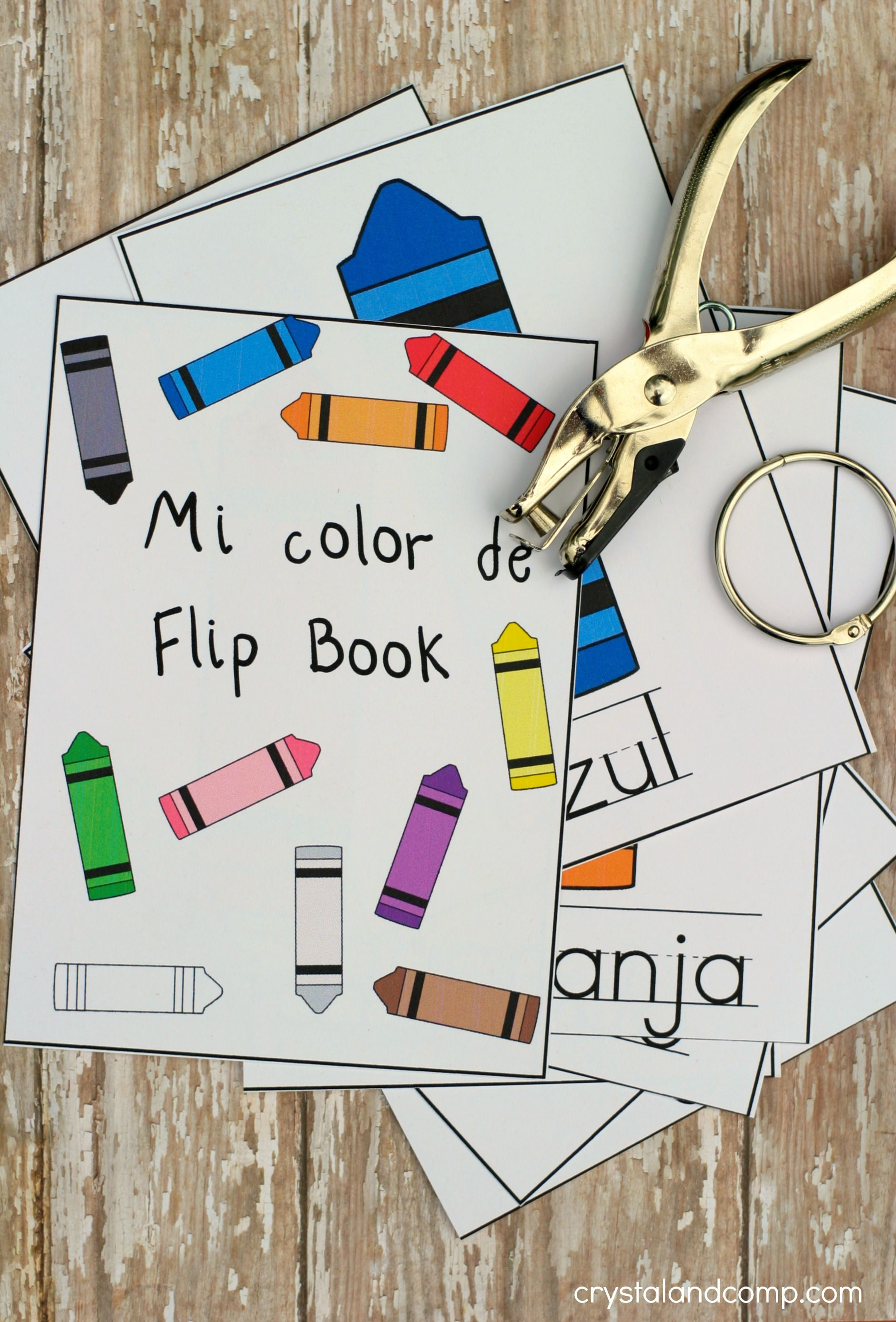 Teach Colors To Kids In Spanish Flip Book | Language: Spanish - Free Printable Spanish Books