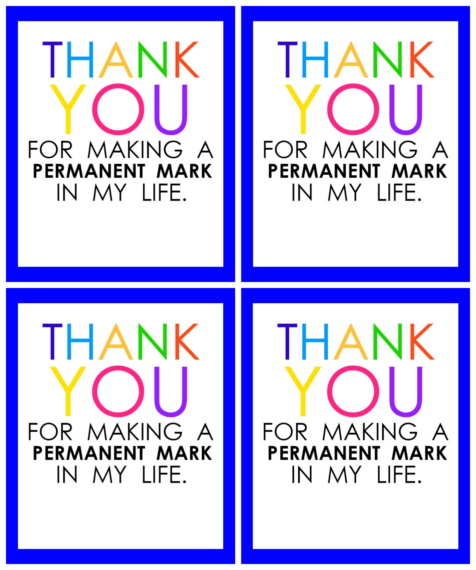 Teacher Appreciation Marker Gift Tag (Free Printable - Free Printable Tags For Teacher Appreciation