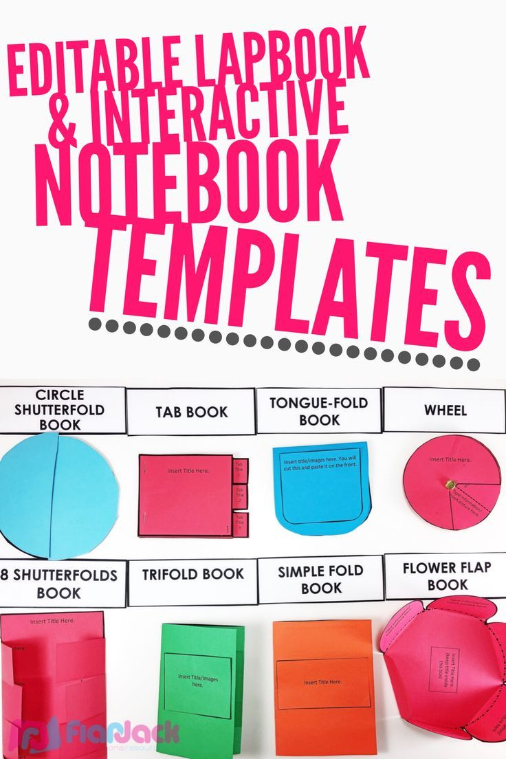 Teachers, Could You Use Some Free Lapbook/interactive Notebook - Free Printable Lapbook Templates