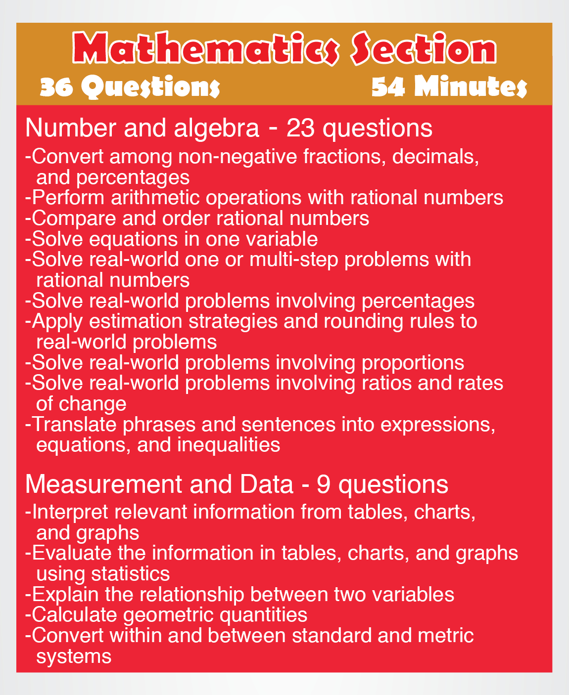 teas math practice test pdf