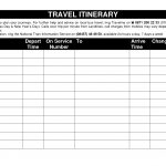 Template: Free Travel Itinerary Template. Travel Itinerary Template   Free Printable Itinerary