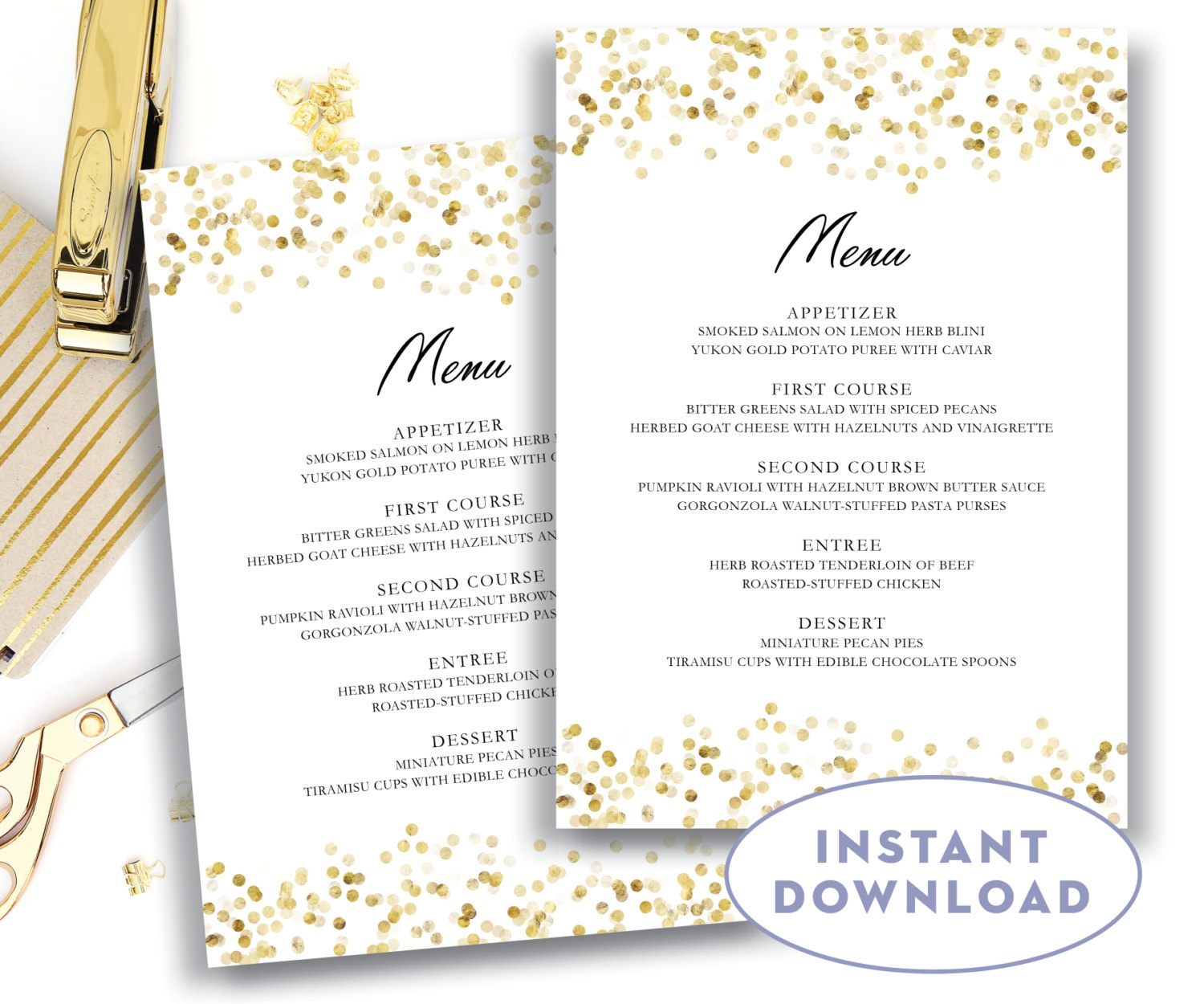 Template: Wedding Menu Template - Free Printable Wedding Menu Card Templates