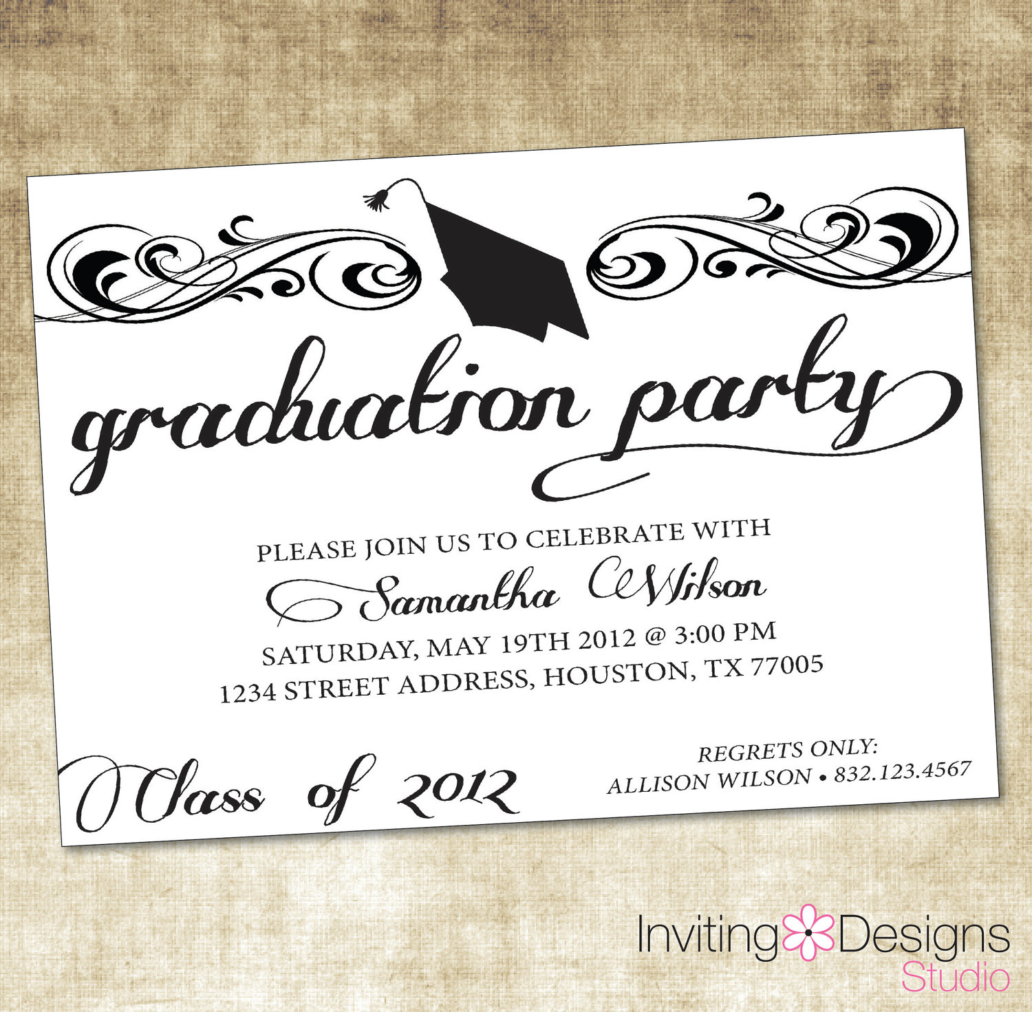 Templates Archives - Hashtag Bg - Free Printable Graduation Dinner Invitations