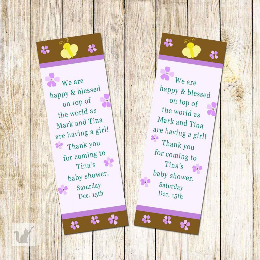 Templates Free Baby Shower Bookmark Printable Baby Shower Favor - Free Printable Baby Bookmarks