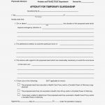 Temporary Guardianship Form Texas New Temporary Custody Form   Free Printable Child Guardianship Forms