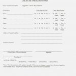 Ten Moments That Basically | Invoice And Resume Template Ideas   Free Printable Daycare Forms