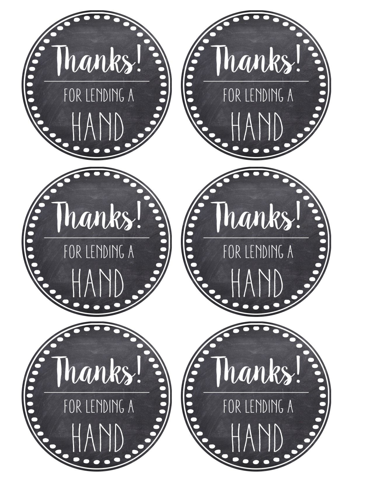 Thank You &amp;amp; Teacher Appreciation Tags Free Printable | Products I - Free Printable Thank You Tags