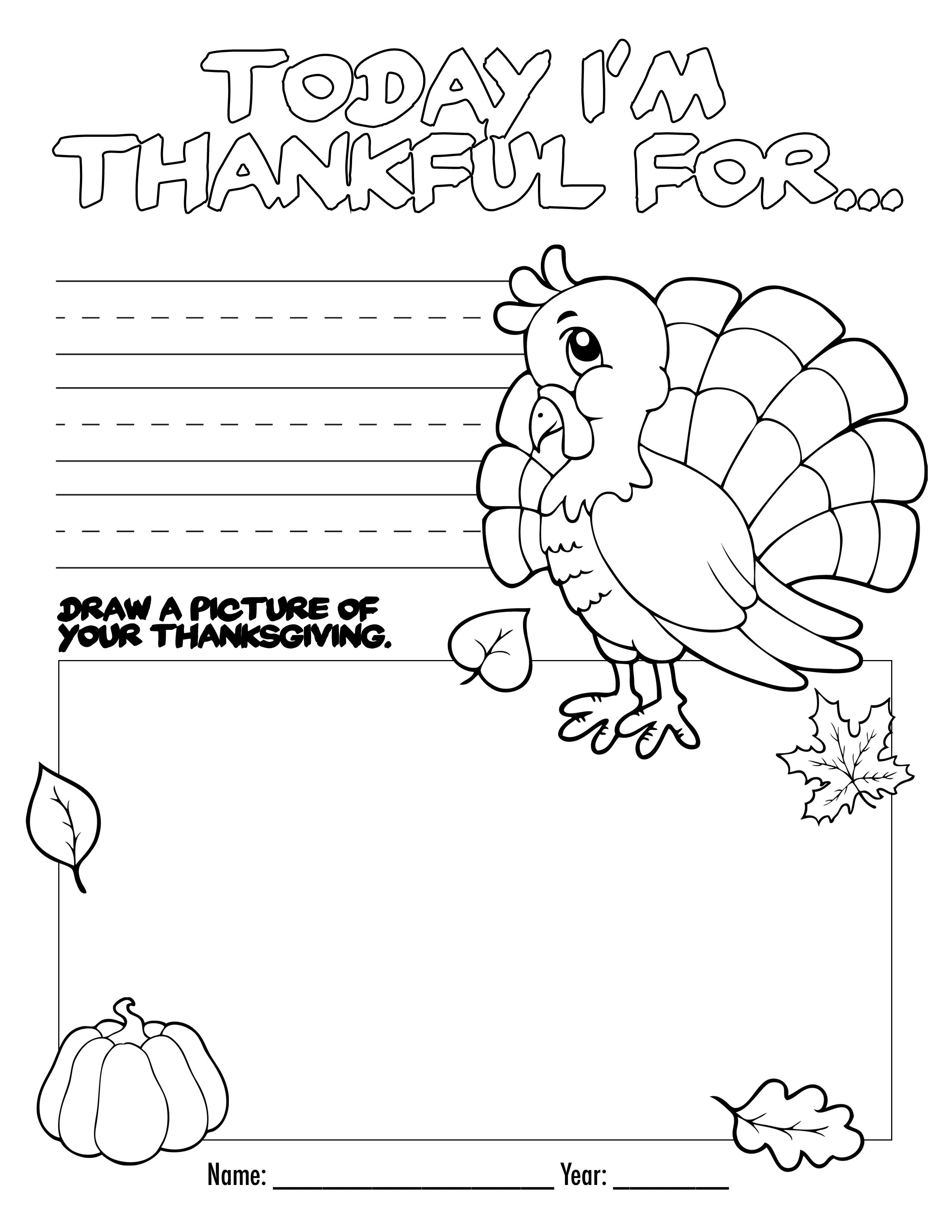 Thanksgiving Coloring Book Free Printable For The Kids! | Bloggers - Thanksgiving Printable Books Free