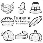 Thanksgiving Dot Painting {Free Printables}   The Resourceful Mama   Free Printable Fine Motor Skills Worksheets