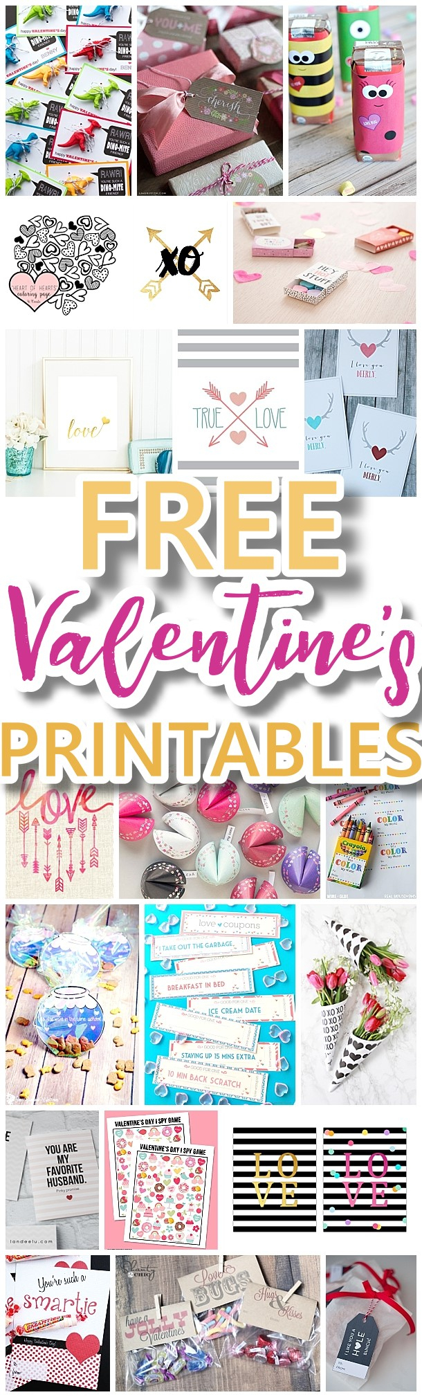 The Best Valentine&amp;#039;s Day Free Printables – Kids Classmate Cards - Free Printable Valentine&amp;amp;#039;s Day Decorations